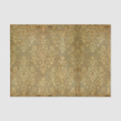 Grunge, rustikal, Damast, Bronze, Antike, Seidenpapier (Vorderseite)