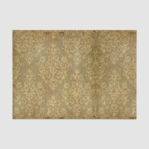 Grunge, rustikal, Damast, Bronze, Antike, Seidenpapier