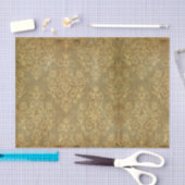 Grunge, rustikal, Damast, Bronze, Antike, Seidenpapier (Handwerk)