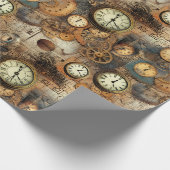 Grunge Rustikale Dampfsperre (10) Geschenkpapier (Ecke)