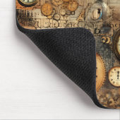 Grunge Rustikale Dampfsperre (10) Mousepad (Ecke)