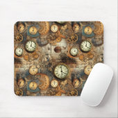 Grunge Rustikale Dampfsperre (10) Mousepad (Mit Mouse)