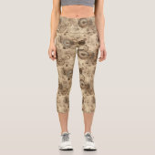 Grunge Rustikale Dampfsperre (11) Capri Leggings (Vorderseite)