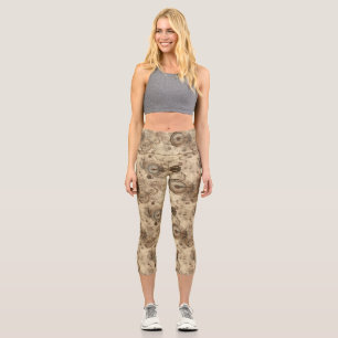 Grunge Rustikale Dampfsperre (11) Capri Leggings