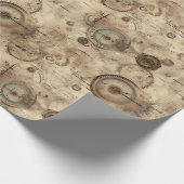 Grunge Rustikale Dampfsperre (11) Geschenkpapier (Ecke)