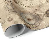 Grunge Rustikale Dampfsperre (11) Geschenkpapier (Rolleneckpunkt)