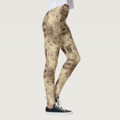 Grunge Rustikale Dampfsperre (11) Leggings (Rechts)