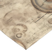 Grunge Rustikale Dampfsperre (11) Tischdecke (Schrägansicht)