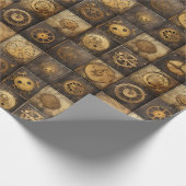 Grunge Rustikale Dampfsperre (15) Geschenkpapier (Ecke)