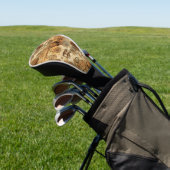 Grunge Rustikale Steampunkuhr (1) Golf Headcover (In SItu)