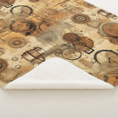 Grunge Rustikale Steampunkuhr (1) Sherpadecke (3/4)