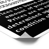 Grunge Salon Menu Poster (Ecke)