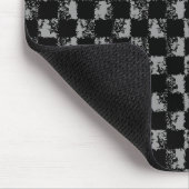Grunge-Schachbrett Mousepad (Ecke)
