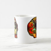 Grunge-Schädel Kaffeetasse (Mittel)