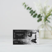 Grunge-Schnee-Visitenkarte Visitenkarte (Stehend Vorderseite)