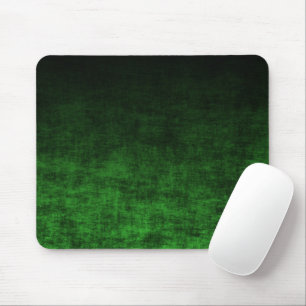 Grunge Schwarz und Grün Ombre Mousepad