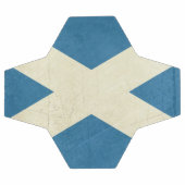 Grunge Scottish Flag Illustration Fußball (Flach)