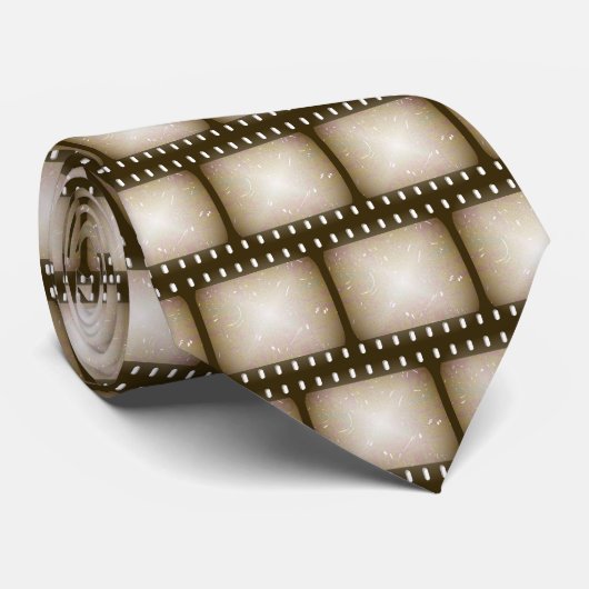 Grunge Scratched 35mm Film Reel Krawatte (Gerollt)