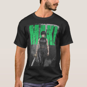 Grunge-Skizze-Anime-Figur-Illustration T-Shirt