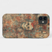 Grunge Skull Art Mobile Case (Rückseite (Horizontal))