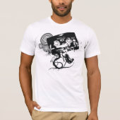 Grunge Skull Audio Tape T-Shirt (Vorderseite)