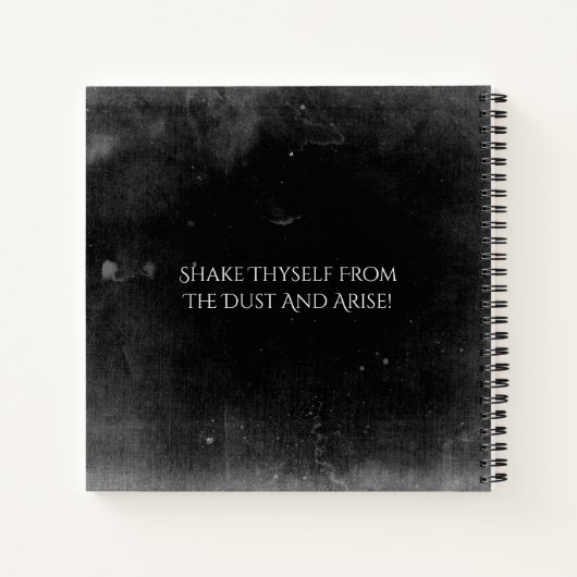 Grunge Skull Notizblock (Rückseite)