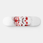 Grunge Skull Pattern Skateboard (Horizontal)