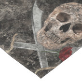 Grunge Skull - Pirate Kurzer Tischläufer (Ecke)