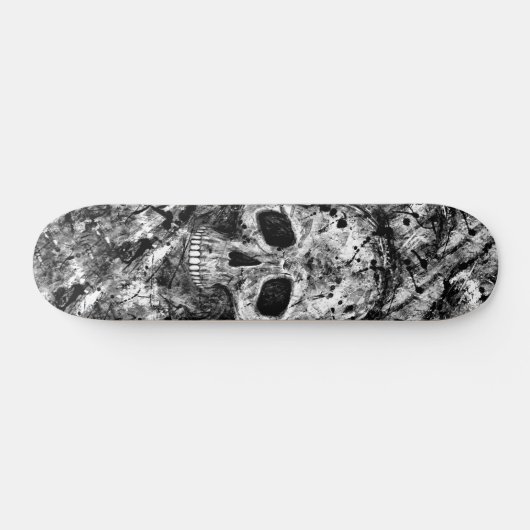 Grunge Skull Skateboard (Horizontal)