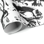 Grunge Skulptur Geschenkpapier (Rolleneckpunkt)