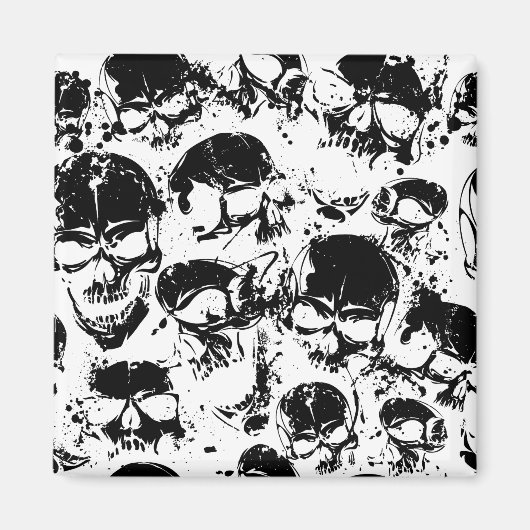 Grunge Skulptur Magnet (Vorne)