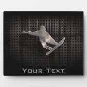 Grunge Snowboarding Fotoplatte (Vorderseite)