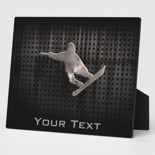 Grunge Snowboarding Fotoplatte (Seite)