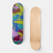 Grunge Spray Paint Pattern Skateboard (Vorderseite)