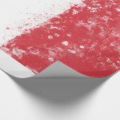 Grunge Spritzer Anstrich Flag Italien Geschenkpapier (Ecke)