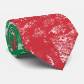 Grunge Spritzer Anstrich Flag Italien Krawatte (Gerollt)