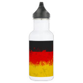 Grunge-Spritzer - Anstrichfarbene Flagge Edelstahlflasche (Rechts)