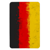 Grunge-Spritzer - Anstrichfarbene Flagge Magnet (Vertikal)