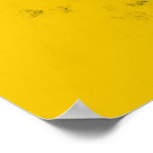 Grunge-Spritzer - Anstrichfarbene Flagge Poster (Ecke)