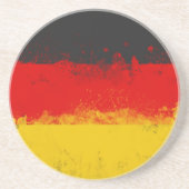 Grunge-Spritzer - Anstrichfarbene Flagge Sandstein Untersetzer (Vorne)