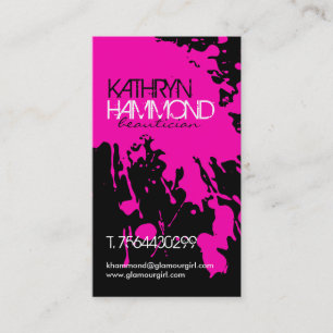 Grunge-Spritzer-Geschäfts-Karte Visitenkarte