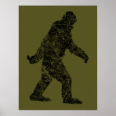 Grunge Squatchin Bigfoot Style Poster (Vorne)