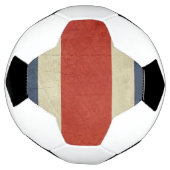 Grunge Staatsflagge Costa Ricas Fußball (Gedreht)