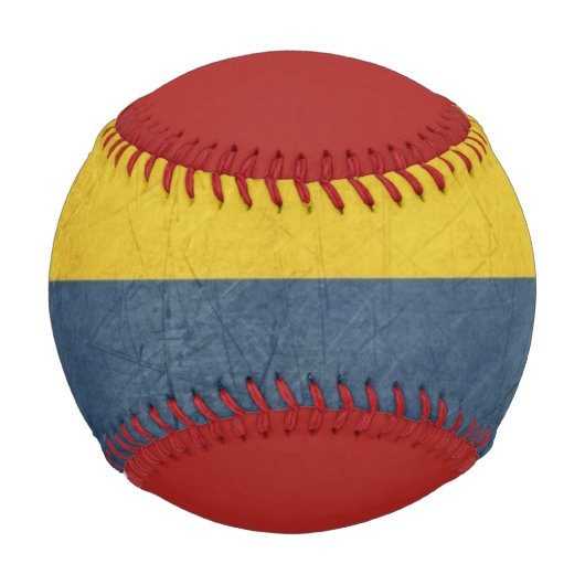 Grunge Staatsflagge des Landes Baseball (Vorderseite)