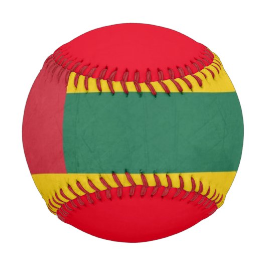 Grunge Staatsflagge des Landes Togo Baseball (Vorderseite)