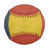 Grunge Staatsflagge Rumäniens Baseball (Vorderseite)