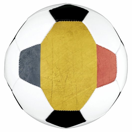 Grunge Staatsflagge Rumäniens Fußball (Vorderseite)