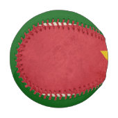 Grunge Staatsflagge Suriname Baseball (Vorderseite Links)