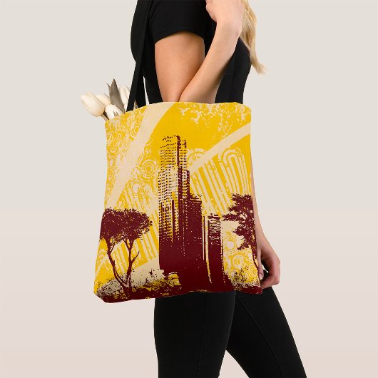 Grunge Stadt Tasche