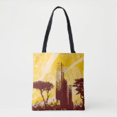 Grunge Stadt Tasche (Vorderseite)